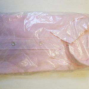 Saks Fifth Ave Dress Shirt Mens Pink Button collar